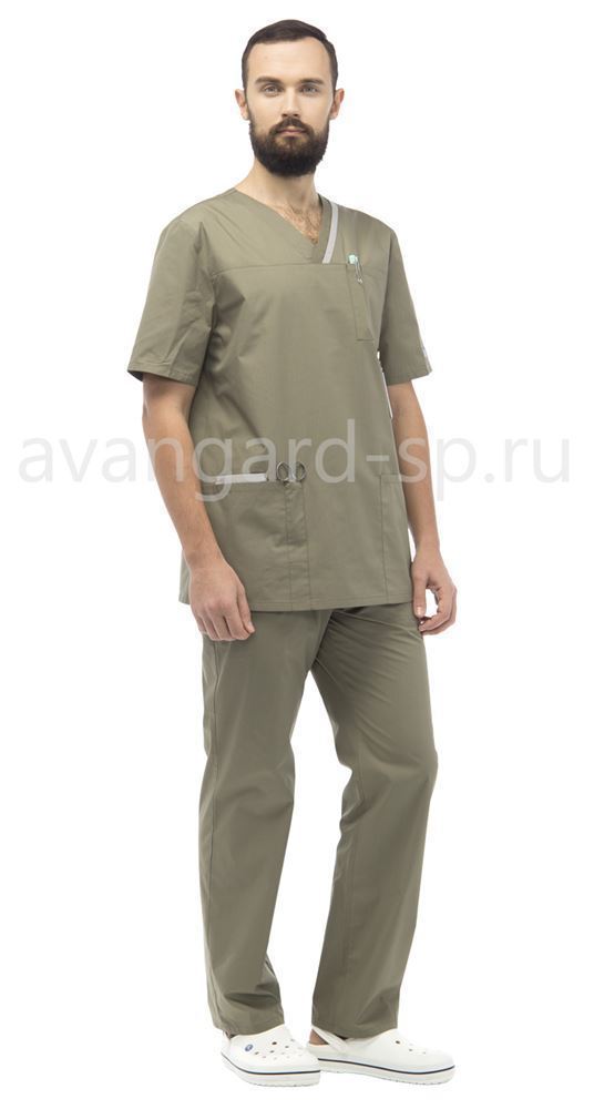 Костюм мужской летний ЮНИК (блуза+брюки) олива купить в Красноярске по низкой цене Костюм мужской летний ЮНИК (блуза+брюки) олива купить в Красноярске по низкой цене