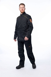 Куртка сварщика 2 класса БРОДЕКС FS 28-02, черный купить в Красноярске по низкой цене Куртка сварщика 2 класса БРОДЕКС FS 28-02, черный купить в Красноярске по низкой цене