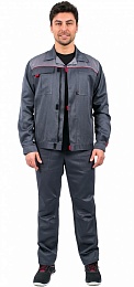 Костюм мужской летний ФАВОРИТ-1 т.серый/серый (куртка+брюки) купить в Красноярске по низкой цене Костюм мужской летний ФАВОРИТ-1 т.серый/серый (куртка+брюки) купить в Красноярске по низкой цене