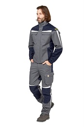 Куртка антистатическая мужская летняя Фест, серый/синий купить в Красноярске по низкой цене Куртка антистатическая мужская летняя Фест, серый/синий купить в Красноярске по низкой цене