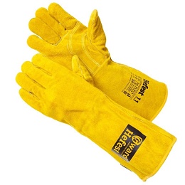 Краги Gward Hefest из спилка желтого цвета, усиленные, 40 см, XY400 купить в Красноярске по низкой цене Краги Gward Hefest из спилка желтого цвета, усиленные, 40 см, XY400 купить в Красноярске по низкой цене