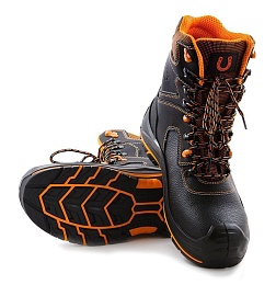 Ботинки с высоким берцем PERFECT PROTECTION ПУ/Нитрил с ПП(кожа) PRB10N-CK купить в Красноярске по низкой цене