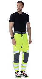 Брюки сигнальные "Блазар" (фл.-желтый с т. серой отделкой) купить в Красноярске по низкой цене Брюки сигнальные "Блазар" (фл.-желтый с т. серой отделкой) купить в Красноярске по низкой цене