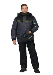 Куртка мужская зимняя ПРЕСТИЖ NEW, серый/черный купить в Красноярске по низкой цене Куртка мужская зимняя ПРЕСТИЖ NEW, серый/черный купить в Красноярске по низкой цене