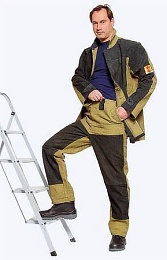 Костюм летний сварщика со спилком (2,3) (пл. 520) ТР 2- й класс купить в Красноярске по низкой цене Костюм летний сварщика со спилком (2,3) (пл. 520) ТР 2- й класс купить в Красноярске по низкой цене